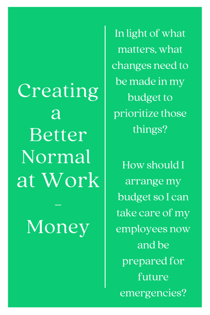 Creating a Better Normal at Work - Money
